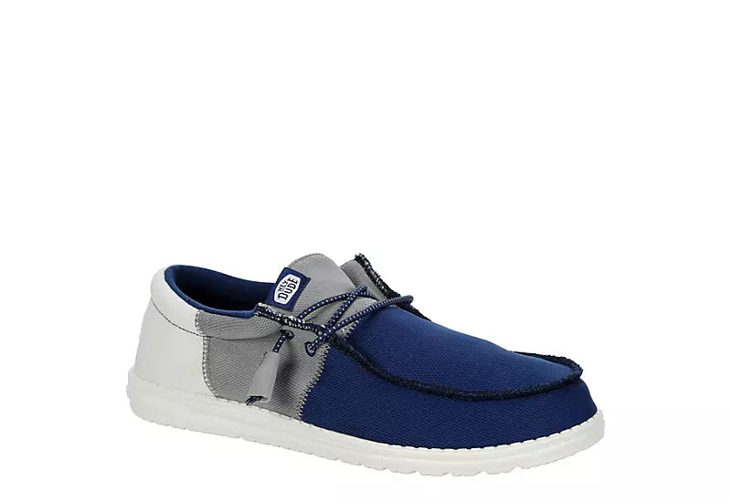 MENS WALLY TRI VARSITY SLIP ON SNEAKER